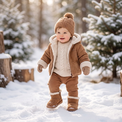 Cozy Waterproof Winter Boots with Non-Slip Soles