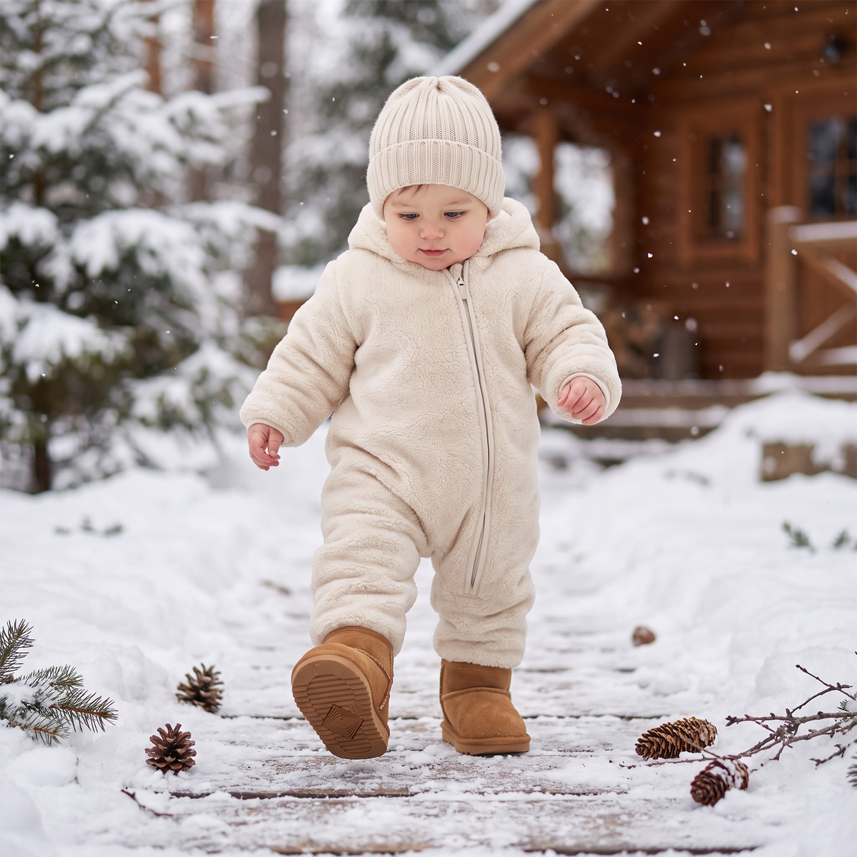 Cozy Waterproof Winter Boots with Non-Slip Soles