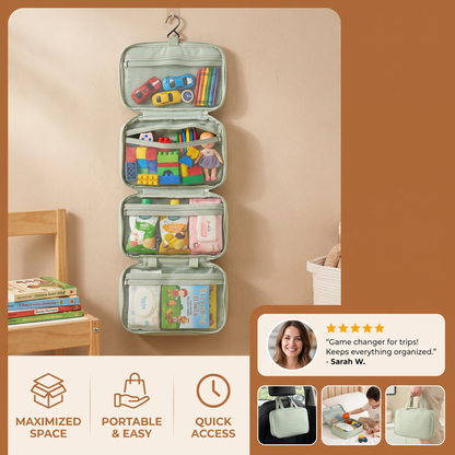Family Travel Organizer Bag for Toys & Everyday Essentials
