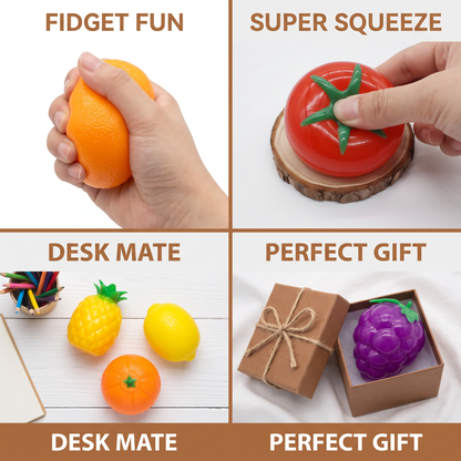 Food-Shaped Squishy Anti-Stress Toy