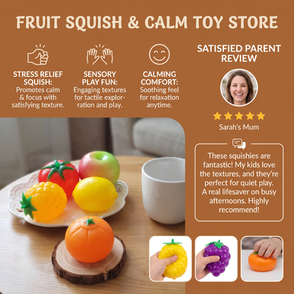 Food-Shaped Squishy Anti-Stress Toy