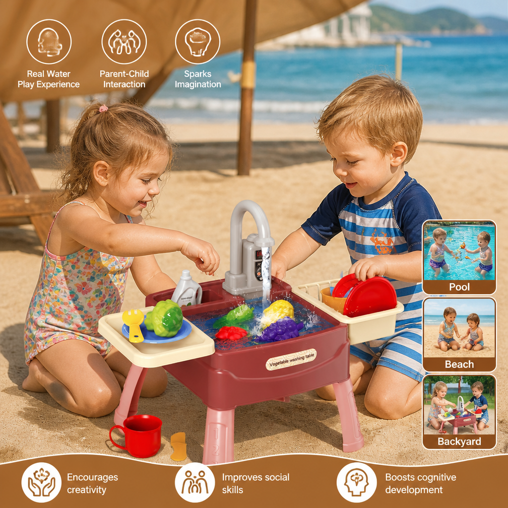 Water Wonder – Play Kitchen with Magical Water Tap