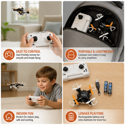 Mini Drone – RC Stunt Flyer for Kids