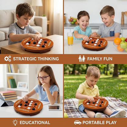 Rotating Logic Strategy Game – 4-in-a-Row Family Brain Teaser