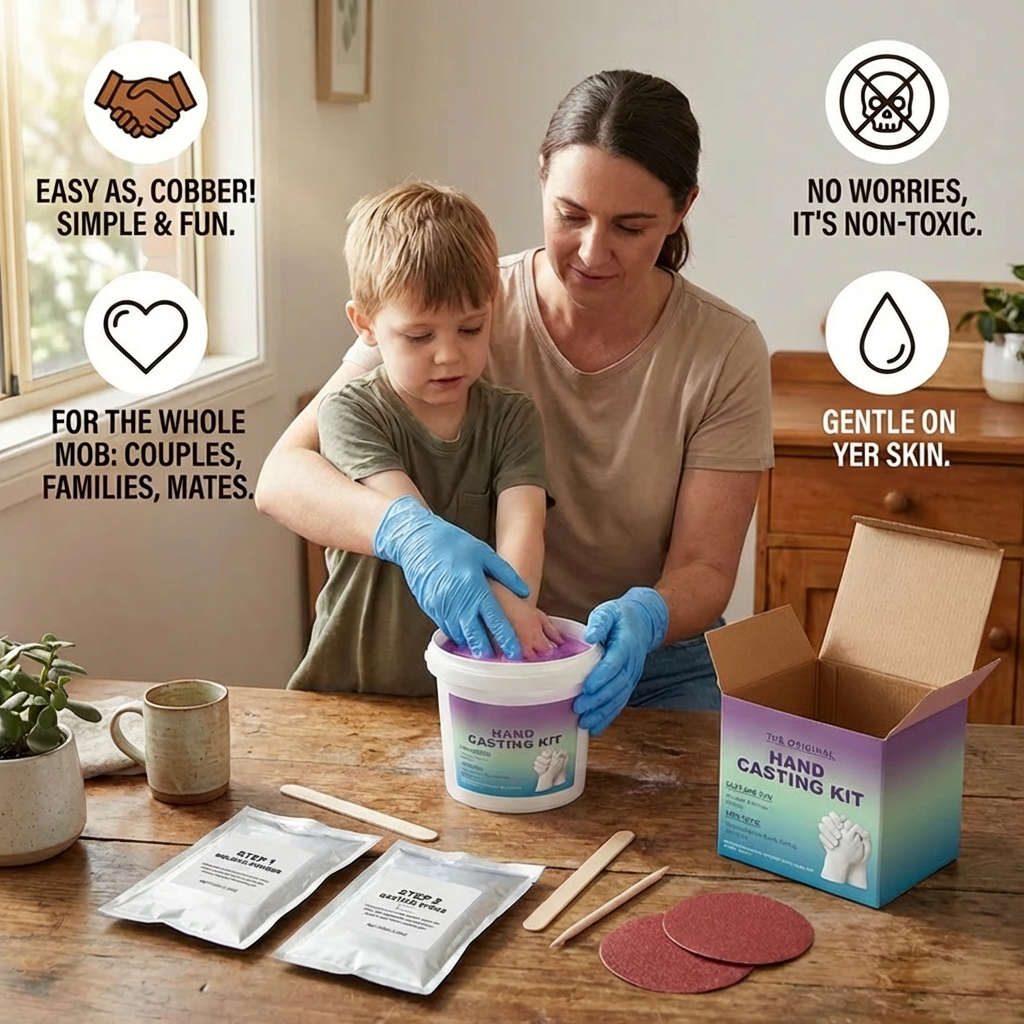 3D Hand Casting Kit for Families & Couples – Family Keepsake Set
