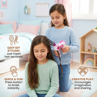 Automatic Hair Braiding Machine for Kids – Easy DIY Hair Styler Tool