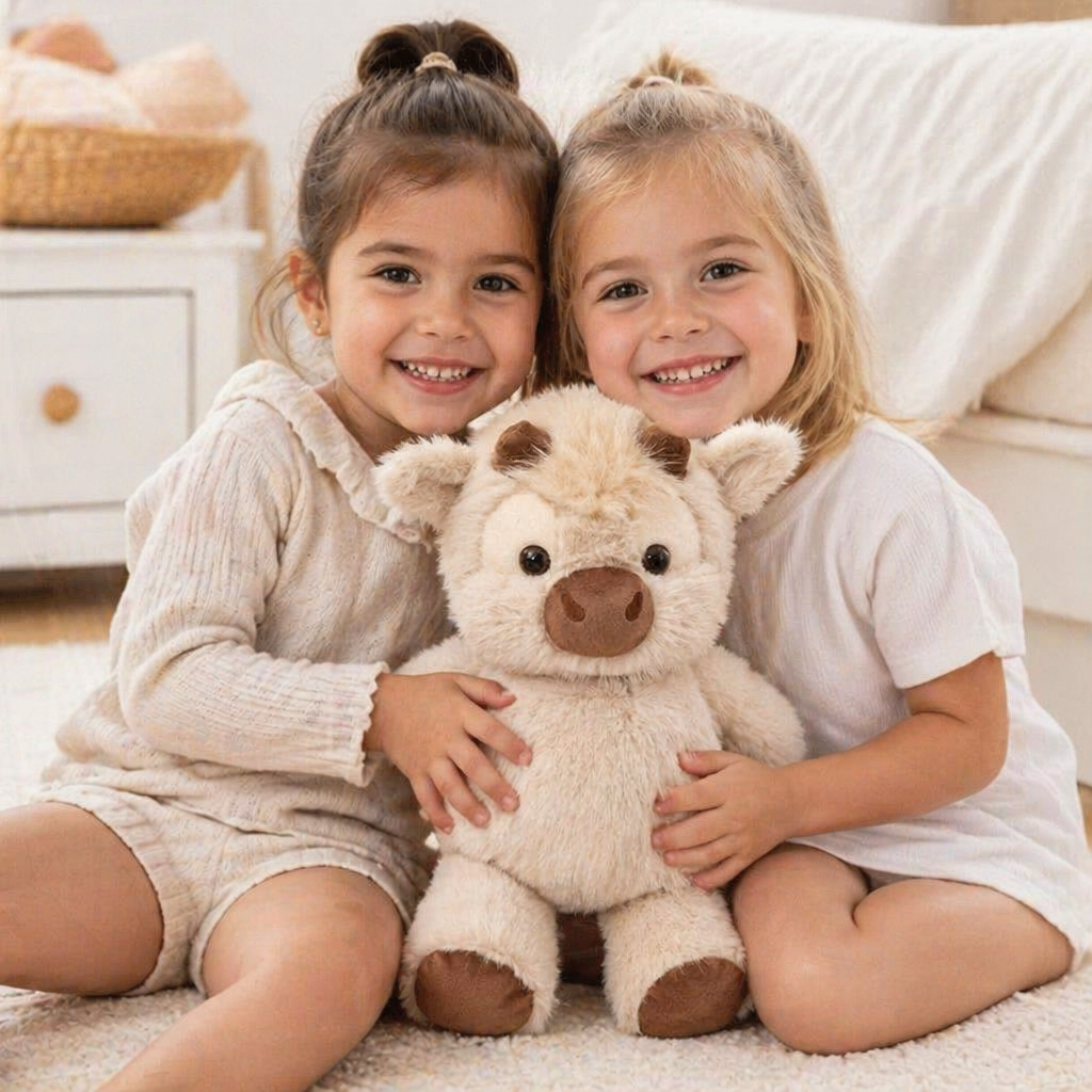 Running Calf Plush Toy – Soft Cartoon Stuffed Animal & Soothing Companion for Kids