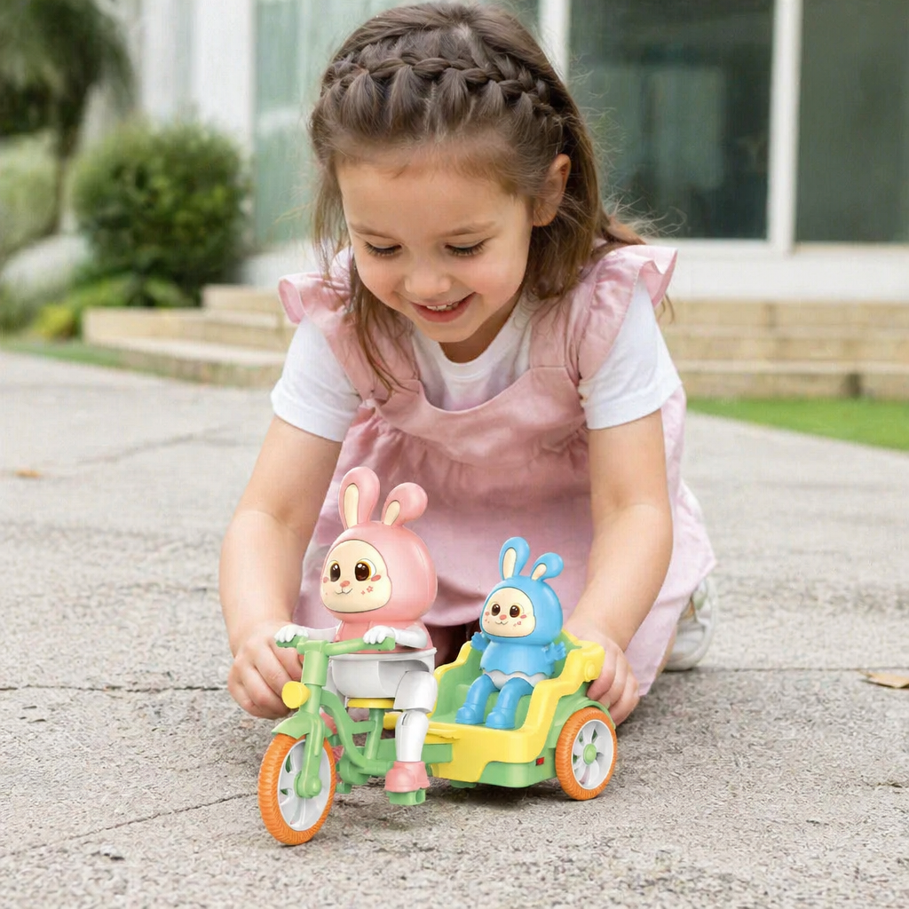 Electric Animal Tricycle – Interactive Ride-On Toy with Music & Light for Kids