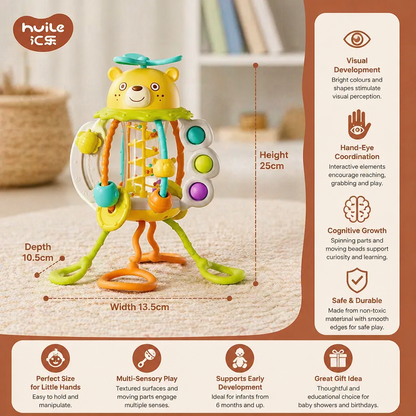 Pull-Along Baby Rattle – Cute Educational Toy for Early Development