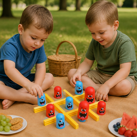 Monster Tic-Tac-Toe Board Game for Kids – Fun 2-Player Strategy Game