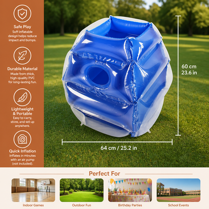 Inflatable Bumper Ball Suit for Kids – 2 Player Outdoor Collision Game