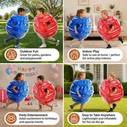 Inflatable Bumper Ball Suit for Kids – 2 Player Outdoor Collision Game
