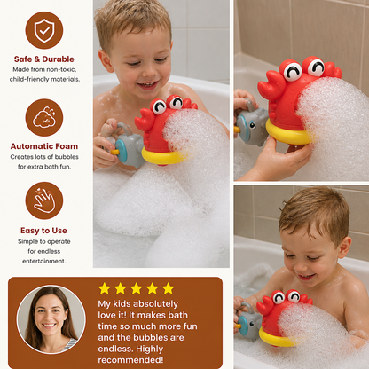 Cute Bubble Bath Toy for Kids – Automatic Foam Maker for Water & Bath Fun