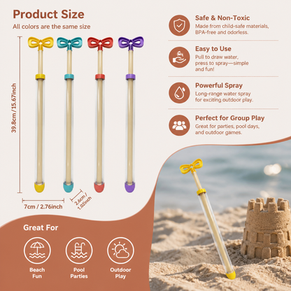 Kids Water Spray Blaster – Handheld Pull Spray Toy for Outdoor Fun