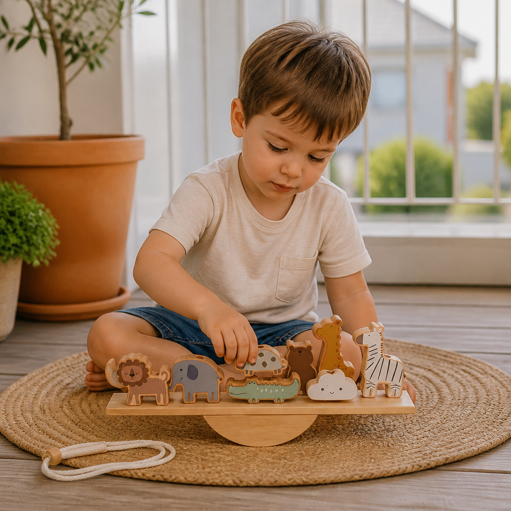 Montessori Wooden Seesaw Toy