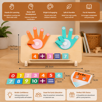 Wooden Finger Counting Board