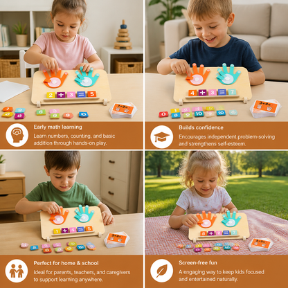 Wooden Finger Counting Board