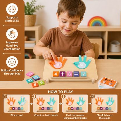 Wooden Finger Counting Board