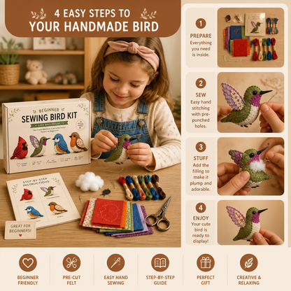 DIY Plush Sewing Kit – Make Your Own Cute Character