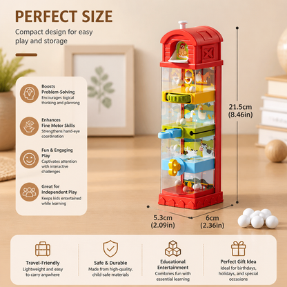 Interactive Farm Ball Run Toy for Fine Motor & Problem-Solving Skills