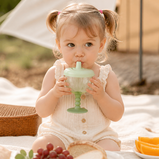 Spill-Proof Baby Straw Training Cup