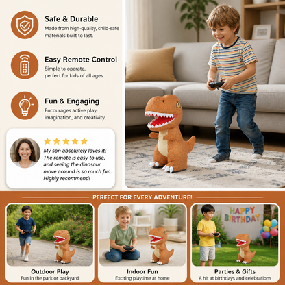 Remote Control Inflatable T-Rex Dinosaur Toy