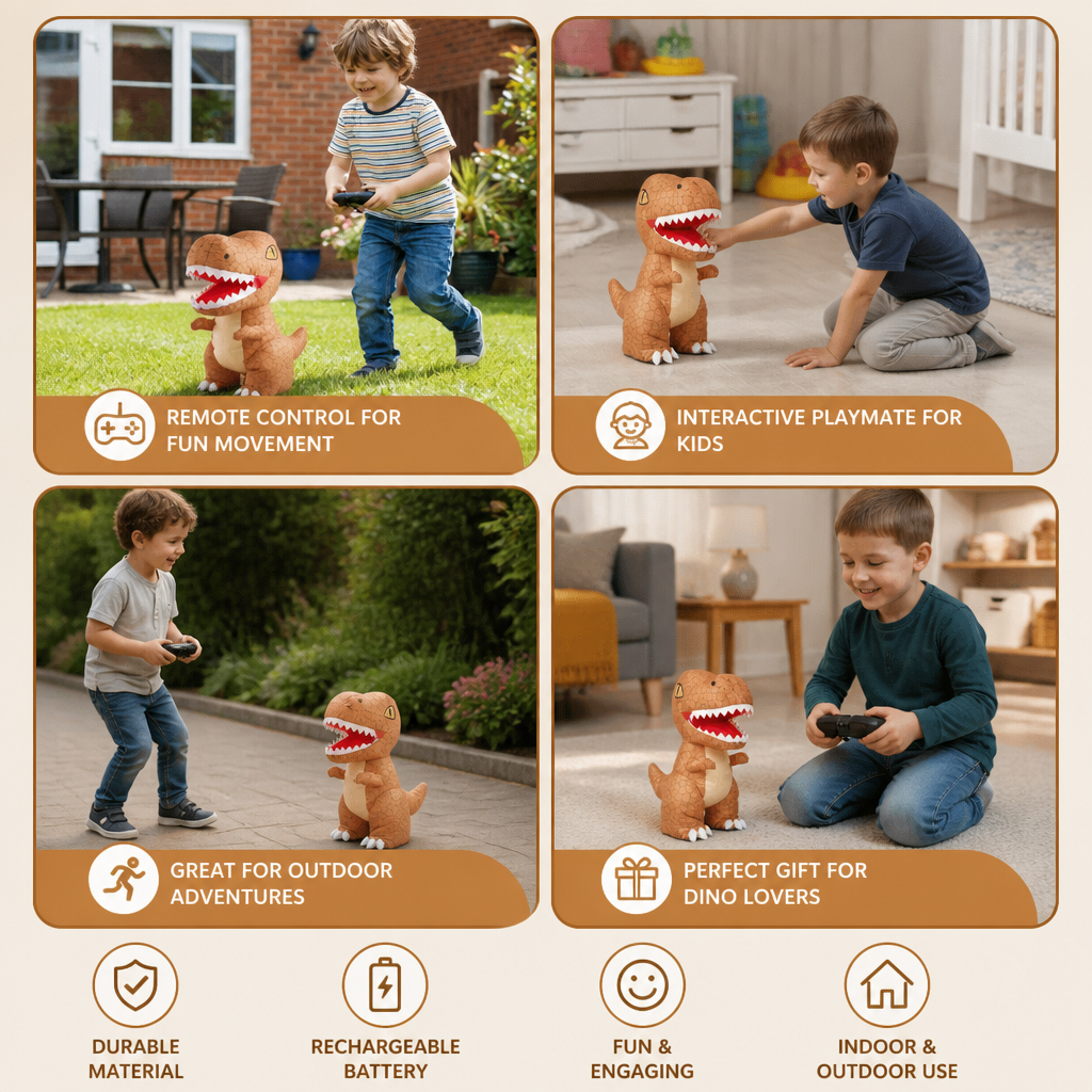 Remote Control Inflatable T-Rex Dinosaur Toy