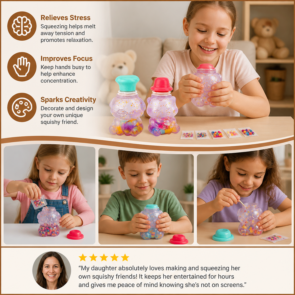 DIY Creative Stress Relief Squishy Maker Kit