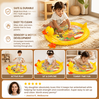 2-in-1 Duck Water Play Mat