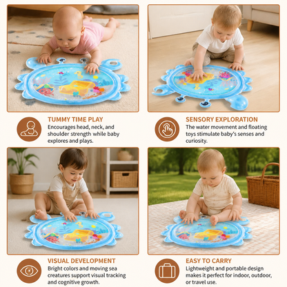 2in1 Interactive Tummy Time Toy & Play Mat