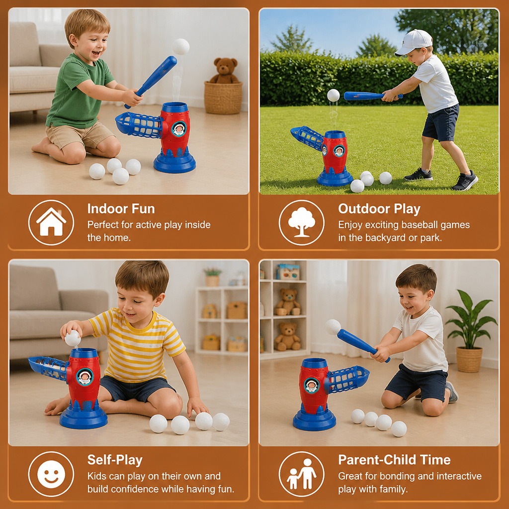 Kids Electronic Baseball Pitching Machine