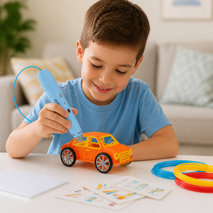 Low-Temperature 3D Pen Set for Kids – Safe DIY STEM Drawing Kit