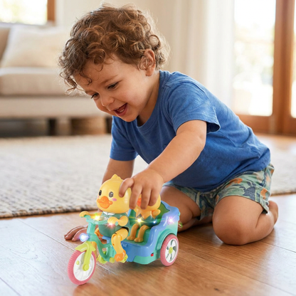Electric Animal Tricycle – Interactive Ride-On Toy with Music & Light for Kids
