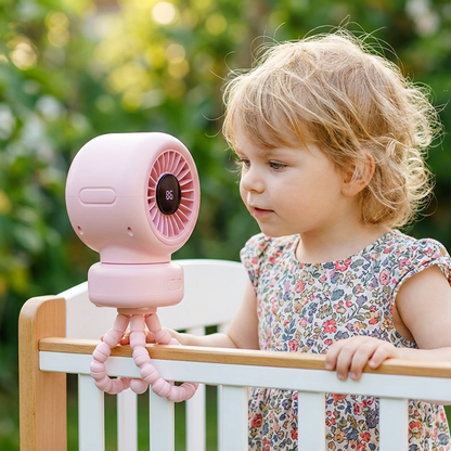 Portable Clip-On Mini Fan for Stroller Crib and Everyday Use
