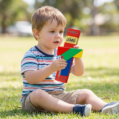 Wooden Tangram Puzzle – Montessori Geometry Learning Toy for Kids