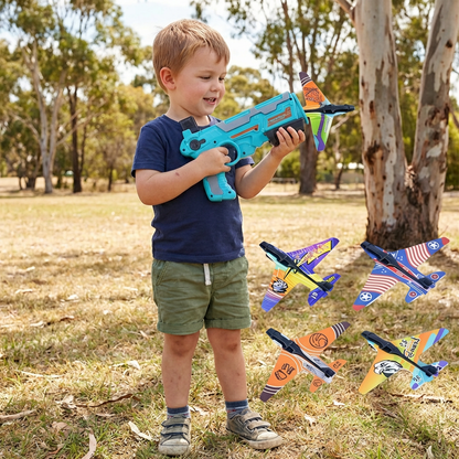 Kids Airplane Launcher – Outdoor Flying Toy Game