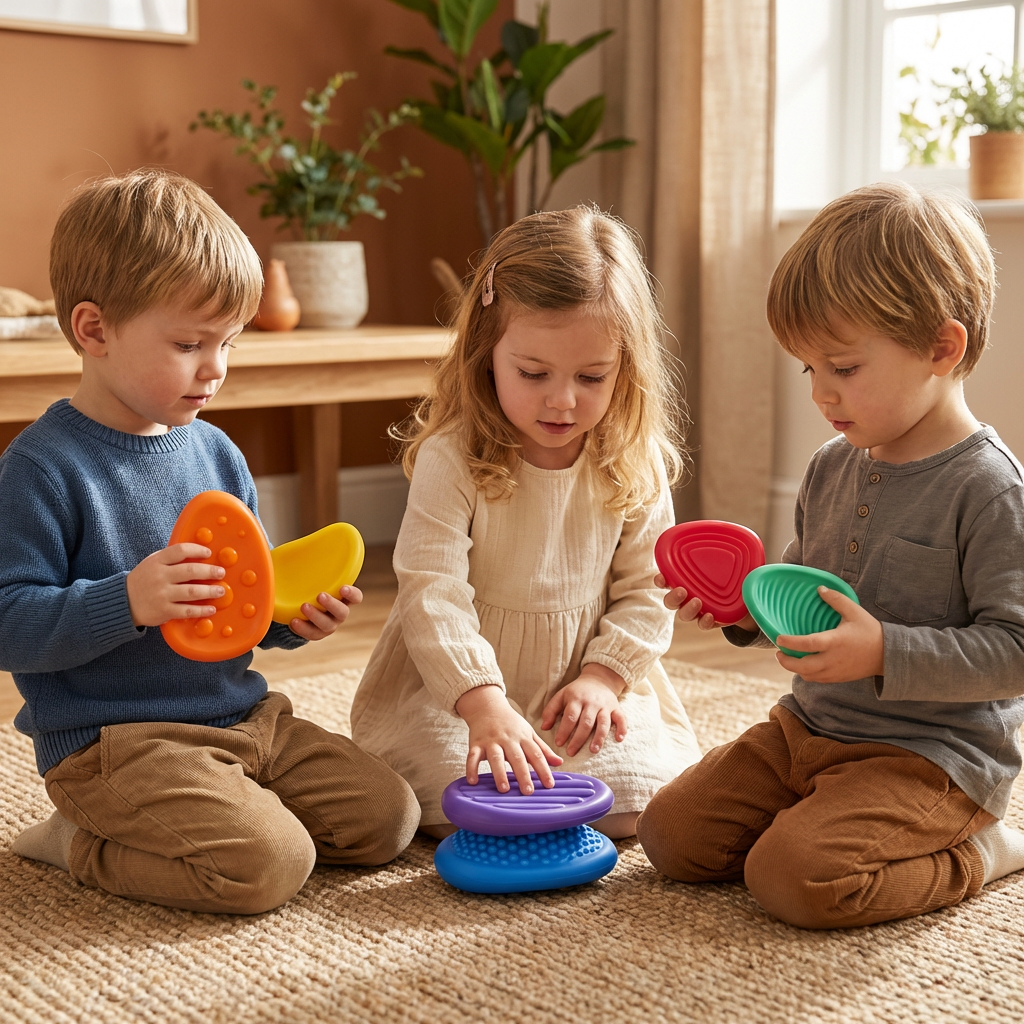 Sensory Stones for Kids – Textured Touch & Feel Learning Toy for Early Development