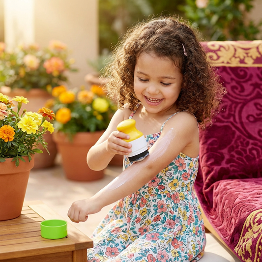 Refillable Sunscreen Roller for Kids – Easy Mess-Free Sunscreen Applicator
