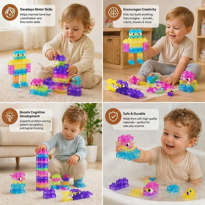 Sensory Soft Building Blocks for Kids – Soft, Squeezable Learning Blocks for Play & Fun