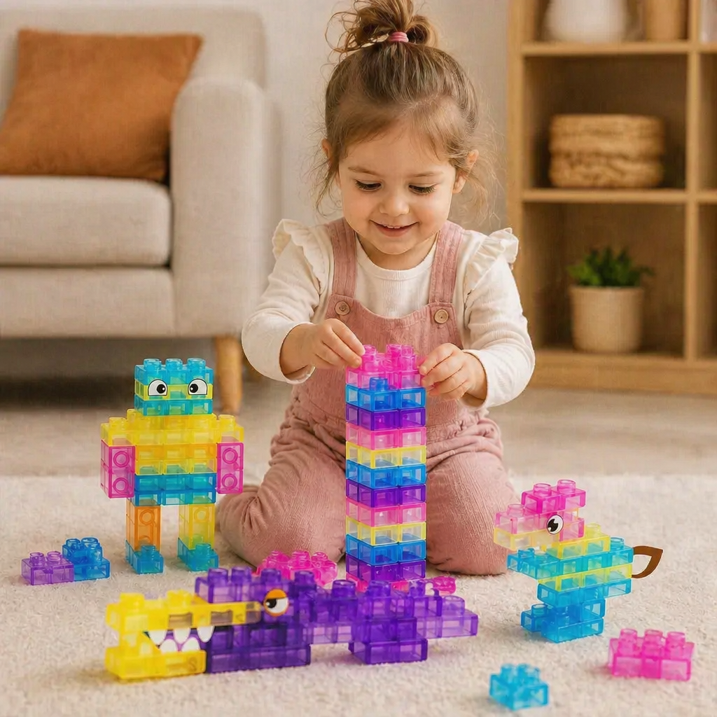 Sensory Soft Building Blocks for Kids – Soft, Squeezable Learning Blocks for Play & Fun