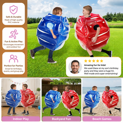 Inflatable Bumper Ball Suit for Kids – 2 Player Outdoor Collision Game
