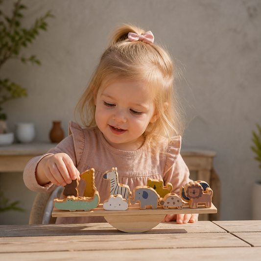 Montessori Wooden Seesaw Toy