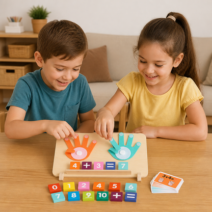 Wooden Finger Counting Board