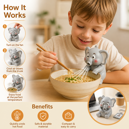 Cute Animal Mug Cooling Fan