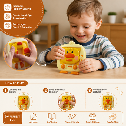 Educational Animal Sliding Puzzle Game