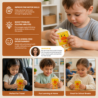 Educational Animal Sliding Puzzle Game