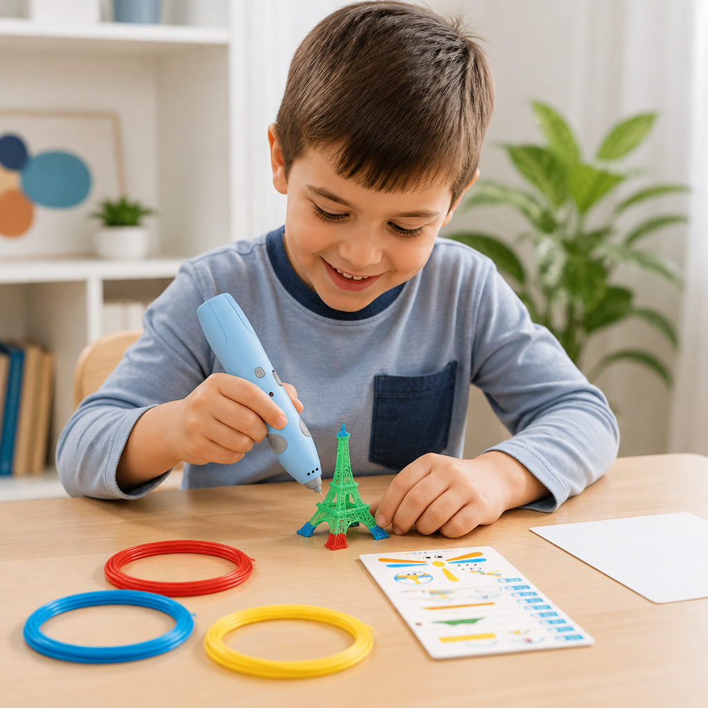 Low-Temperature 3D Pen Set for Kids – Safe DIY STEM Drawing Kit