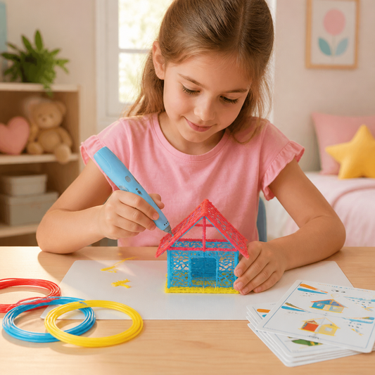 Low-Temperature 3D Pen Set for Kids – Safe DIY STEM Drawing Kit
