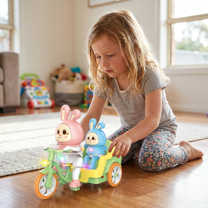 Electric Animal Tricycle – Interactive Ride-On Toy with Music & Light for Kids