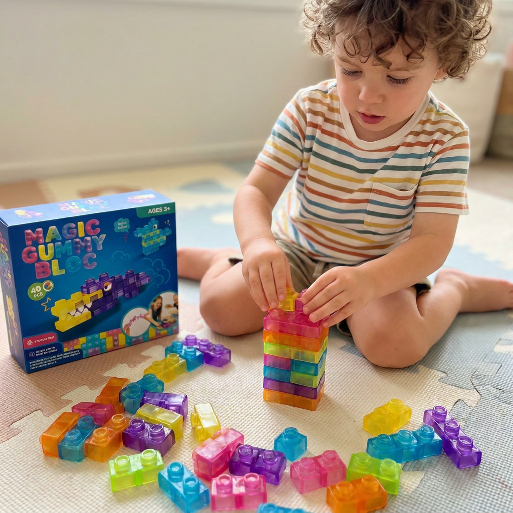 Sensory Soft Building Blocks for Kids – Soft, Squeezable Learning Blocks for Play & Fun